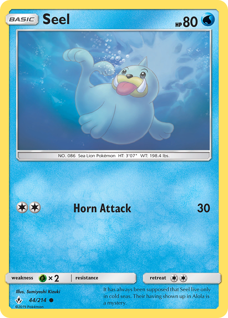 Seel (44/214) [Sun & Moon: Unbroken Bonds] - Card Brawlers | Quebec | Canada | Yu-Gi-Oh!
