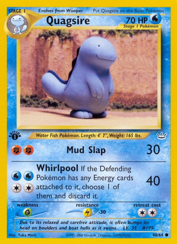 Quagsire (48/64) [Neo Revelation 1st Edition] - Card Brawlers | Quebec | Canada | Yu-Gi-Oh!