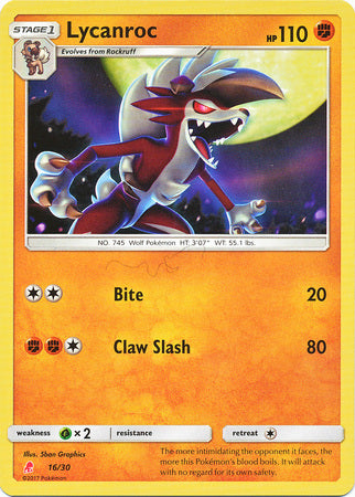 Lycanroc (16/30) [Sun & Moon: Trainer Kit - Lycanroc] - Card Brawlers | Quebec | Canada | Yu-Gi-Oh!
