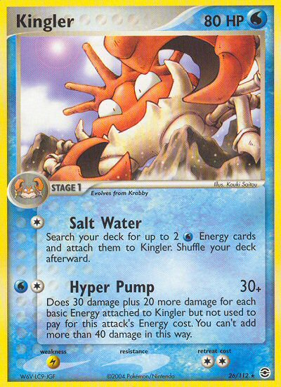 Kingler (26/112) [EX: FireRed & LeafGreen] - Card Brawlers | Quebec | Canada | Yu-Gi-Oh!