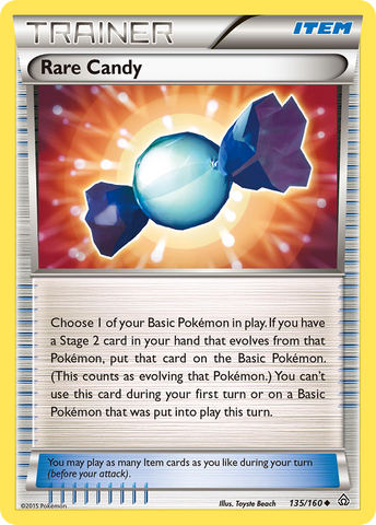 Rare Candy (135/160) [XY: Primal Clash] - Card Brawlers | Quebec | Canada | Yu-Gi-Oh!