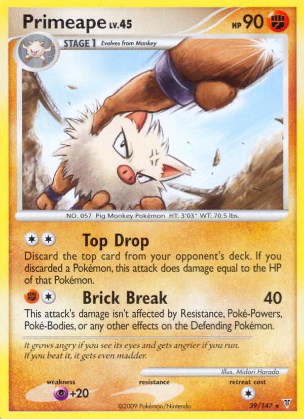 Primeape (39/147) [Platinum: Supreme Victors] - Card Brawlers | Quebec | Canada | Yu-Gi-Oh!