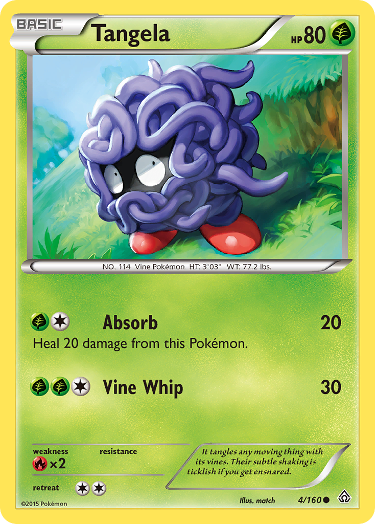 Tangela (4/160) [XY: Primal Clash] - Card Brawlers | Quebec | Canada | Yu-Gi-Oh!