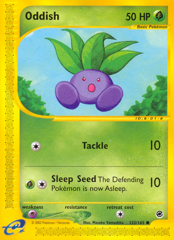 Oddish (122/165) [Expedition: Base Set] - Card Brawlers | Quebec | Canada | Yu-Gi-Oh!