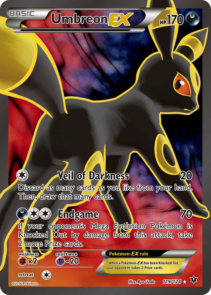 Umbreon EX (119/124) [XY: Fates Collide] - Card Brawlers | Quebec | Canada | Yu-Gi-Oh!