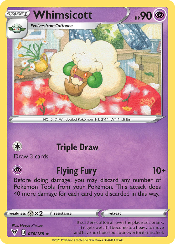 Whimsicott (076/185) [Sword & Shield: Vivid Voltage] - Card Brawlers | Quebec | Canada | Yu-Gi-Oh!