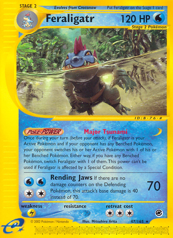 Feraligatr (47/165) [Expedition: Base Set] - Card Brawlers | Quebec | Canada | Yu-Gi-Oh!