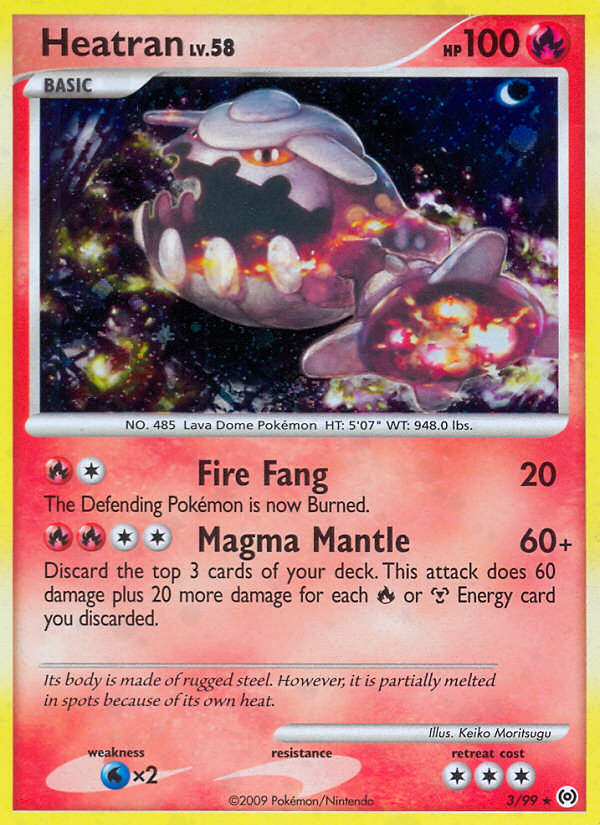 Heatran (3/99) [Platinum: Arceus] - Card Brawlers | Quebec | Canada | Yu-Gi-Oh!