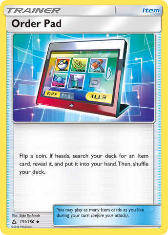 Order Pad (131/156) [Sun & Moon: Ultra Prism] - Card Brawlers | Quebec | Canada | Yu-Gi-Oh!