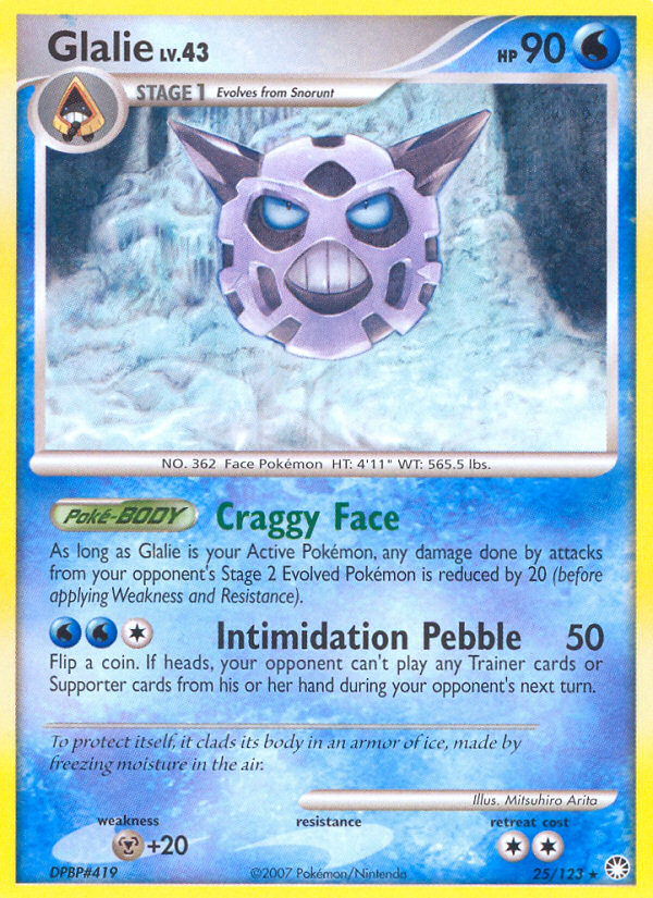 Glalie (25/123) [Diamond & Pearl: Mysterious Treasures] - Card Brawlers | Quebec | Canada | Yu-Gi-Oh!