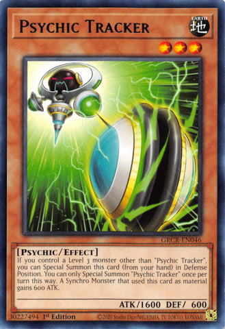 Psychic Tracker [GRCR-EN046] Rare - Card Brawlers | Quebec | Canada | Yu-Gi-Oh!