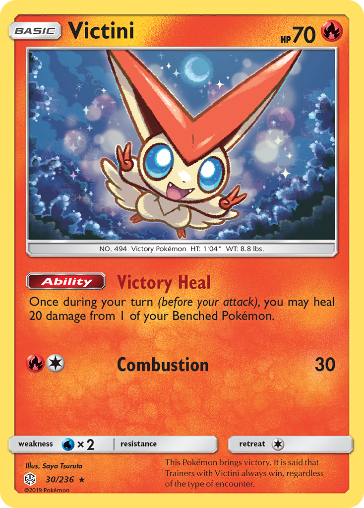 Victini (30/236) [Sun & Moon: Cosmic Eclipse] - Card Brawlers | Quebec | Canada | Yu-Gi-Oh!