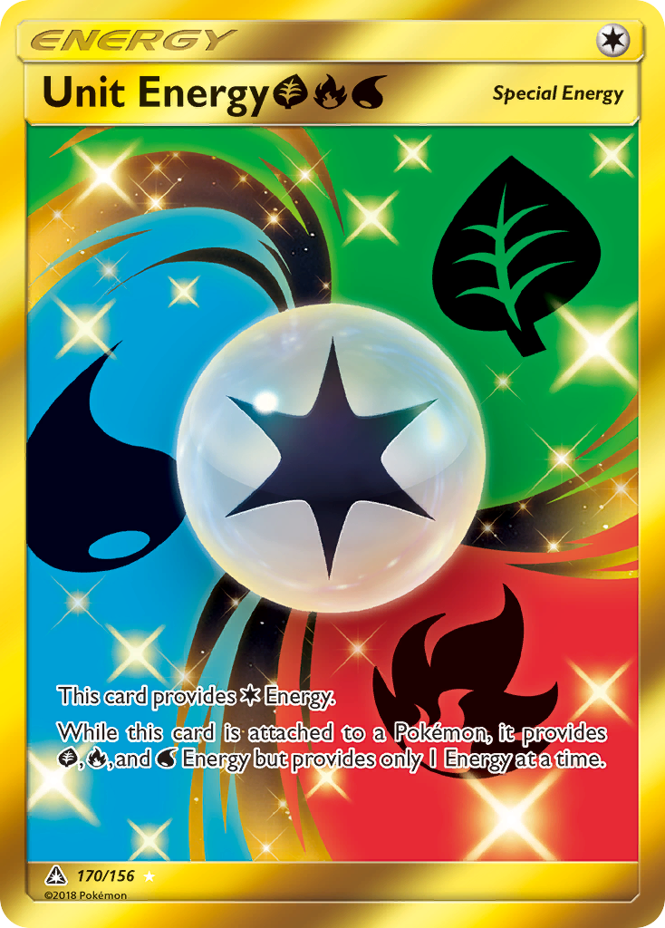Unit Energy (170/156) (Grass, Fire, Water) [Sun & Moon: Ultra Prism] - Card Brawlers | Quebec | Canada | Yu-Gi-Oh!