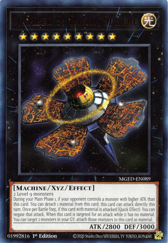 Number 9: Dyson Sphere [MGED-EN089] Rare - Card Brawlers | Quebec | Canada | Yu-Gi-Oh!