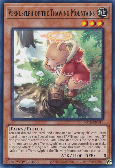 Vernusylph of the Thawing Mountains [POTE-EN019] Common - Card Brawlers | Quebec | Canada | Yu-Gi-Oh!