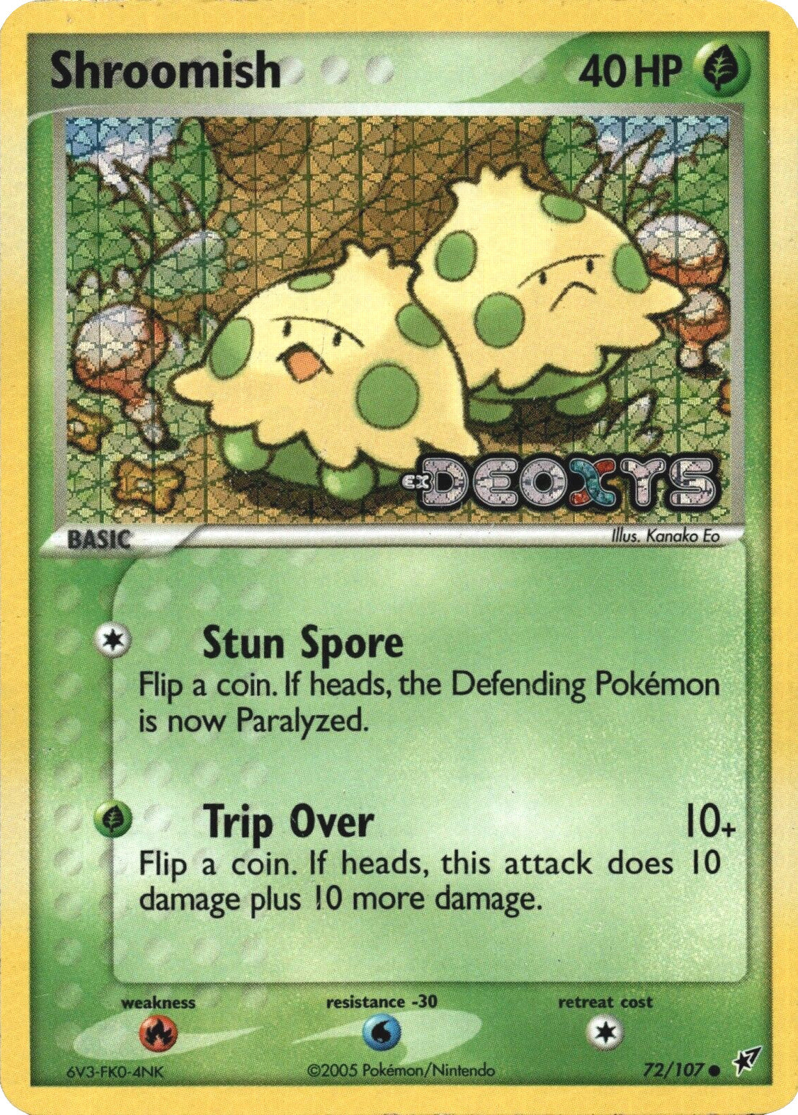 Shroomish (72/107) (Stamped) [EX: Deoxys] - Card Brawlers | Quebec | Canada | Yu-Gi-Oh!