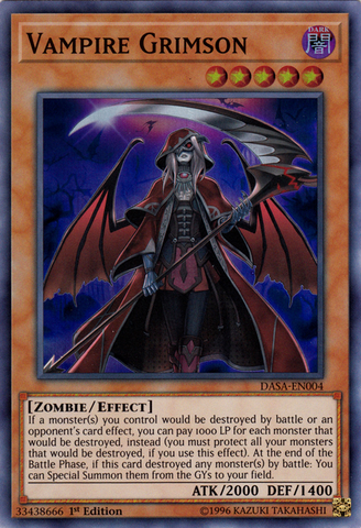 Vampire Grimson [DASA-EN004] Super Rare - Yu-Gi-Oh! - Card Brawlers | Quebec | Canada |