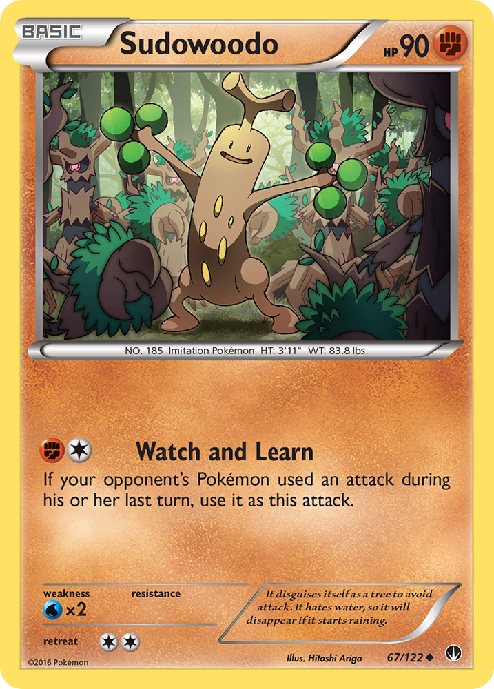 Sudowoodo (67/122) [XY: BREAKpoint] - Card Brawlers | Quebec | Canada | Yu-Gi-Oh!