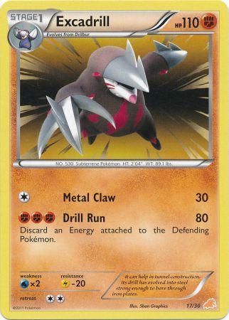 Excadrill (17/30) [Black & White: Trainer Kit - Excadrill] - Card Brawlers | Quebec | Canada | Yu-Gi-Oh!