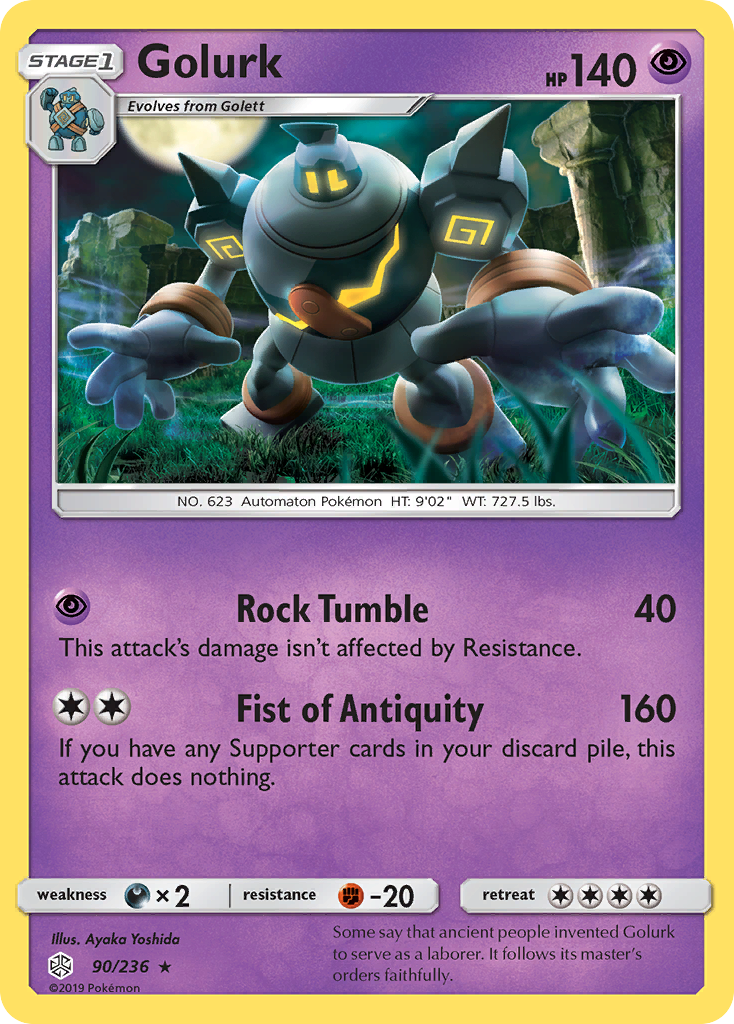 Golurk (90/236) [Sun & Moon: Cosmic Eclipse] - Card Brawlers | Quebec | Canada | Yu-Gi-Oh!