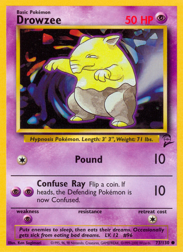 Drowzee (73/130) [Base Set 2] - Card Brawlers | Quebec | Canada | Yu-Gi-Oh!