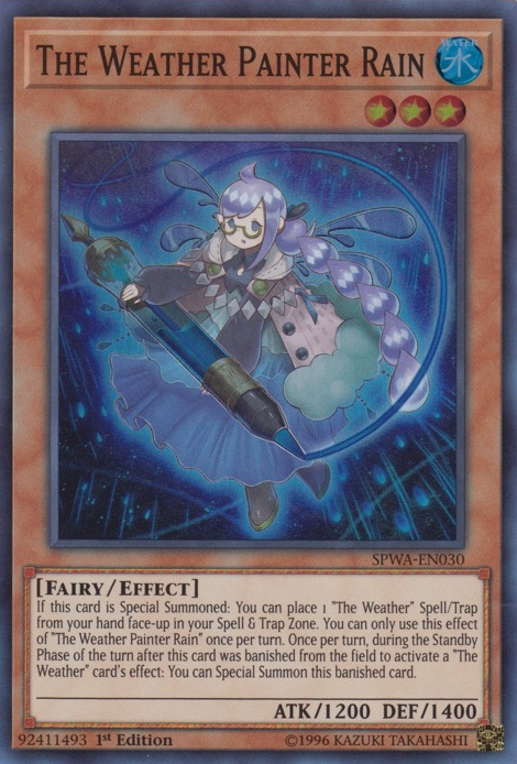 The Weather Painter Rain [SPWA-EN030] Super Rare - Yu-Gi-Oh! - Card Brawlers | Quebec | Canada |