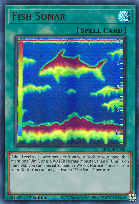 Fish Sonar [LED9-EN020] Ultra Rare - Card Brawlers | Quebec | Canada | Yu-Gi-Oh!