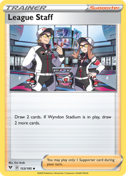 League Staff (153/185) [Sword & Shield: Vivid Voltage] - Card Brawlers | Quebec | Canada | Yu-Gi-Oh!