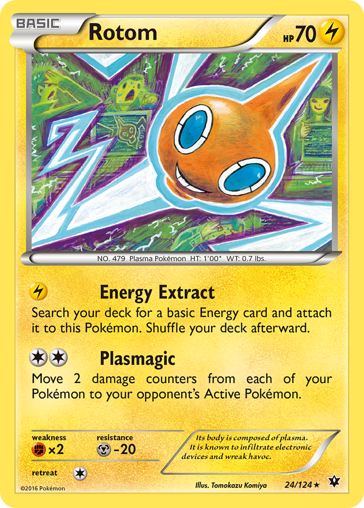 Rotom (24/124) [XY: Fates Collide] - Card Brawlers | Quebec | Canada | Yu-Gi-Oh!