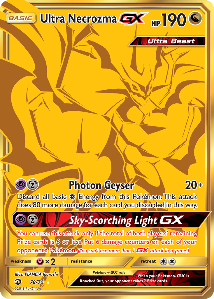 Ultra Necrozma GX (78/70) [Sun & Moon: Dragon Majesty] - Card Brawlers | Quebec | Canada | Yu-Gi-Oh!