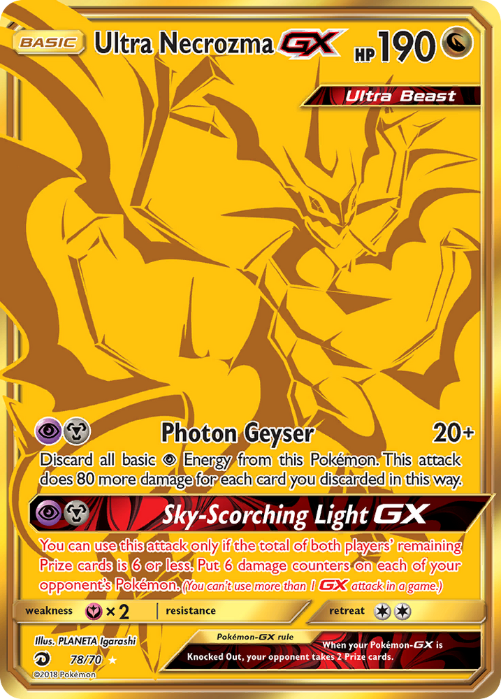 Ultra Necrozma GX (78/70) [Sun & Moon: Dragon Majesty] - Card Brawlers | Quebec | Canada | Yu-Gi-Oh!