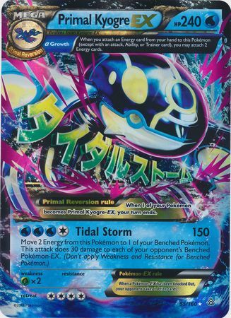 Primal Kyogre EX (55/160) (Jumbo Card) [XY: Primal Clash] - Card Brawlers | Quebec | Canada | Yu-Gi-Oh!