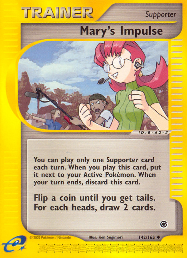 Mary's Impulse (142/165) [Expedition: Base Set] - Card Brawlers | Quebec | Canada | Yu-Gi-Oh!