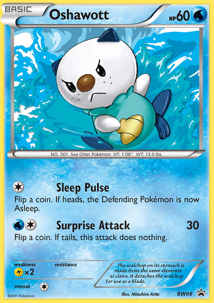 Oshawott (BW08) [Black & White: Black Star Promos] - Card Brawlers | Quebec | Canada | Yu-Gi-Oh!