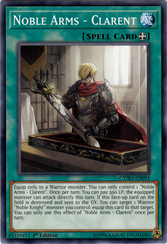 Noble Arms - Clarent [CYHO-EN091] Common - Yu-Gi-Oh! - Card Brawlers | Quebec | Canada |