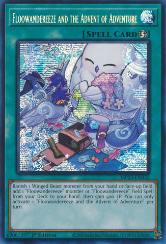 Floowandereeze and the Advent of Adventure [MP23-EN032] Prismatic Secret Rare - Card Brawlers | Quebec | Canada | Yu-Gi-Oh!