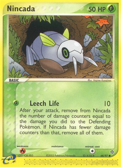 Nincada (68/97) [EX: Dragon] - Card Brawlers | Quebec | Canada | Yu-Gi-Oh!