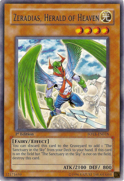 Zeradias, Herald of Heaven [FOTB-EN018] Rare - Card Brawlers | Quebec | Canada | Yu-Gi-Oh!