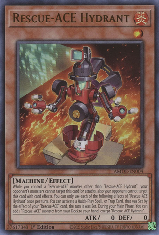 Rescue-ACE Hydrant [AMDE-EN004] Ultra Rare - Card Brawlers | Quebec | Canada | Yu-Gi-Oh!