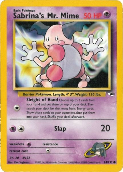 Sabrina's Mr. Mime (94/132) [Gym Heroes Unlimited] - Card Brawlers | Quebec | Canada | Yu-Gi-Oh!