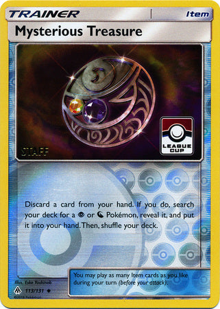 Mysterious Treasure (113/131) (League Promo Staff) [Sun & Moon: Forbidden Light] - Card Brawlers | Quebec | Canada | Yu-Gi-Oh!
