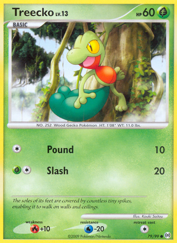 Treecko (79/99) [Platinum: Arceus] - Card Brawlers | Quebec | Canada | Yu-Gi-Oh!