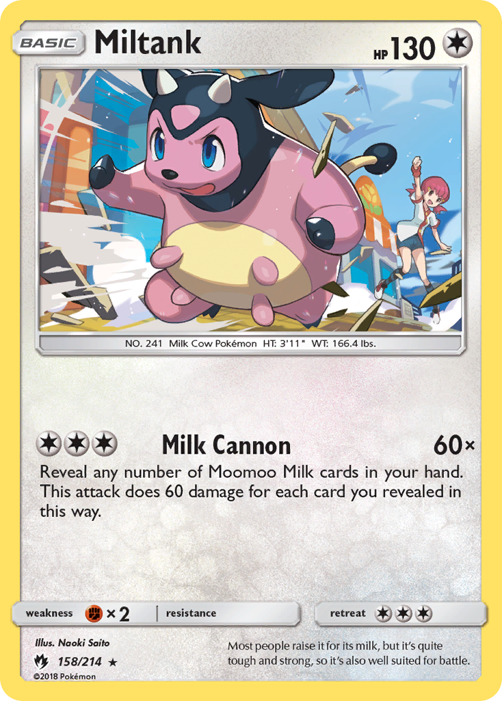 Miltank (158/214) [Sun & Moon: Lost Thunder] - Card Brawlers | Quebec | Canada | Yu-Gi-Oh!