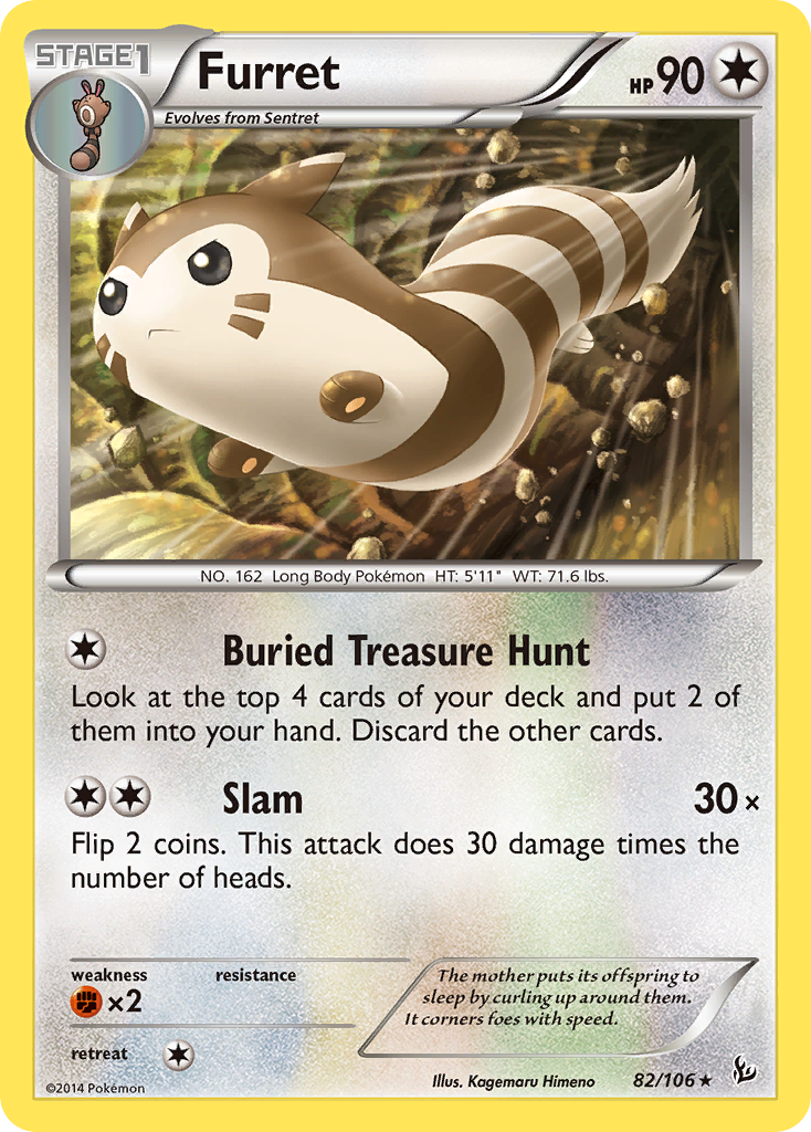 Furret (82/106) [XY: Flashfire] - Card Brawlers | Quebec | Canada | Yu-Gi-Oh!
