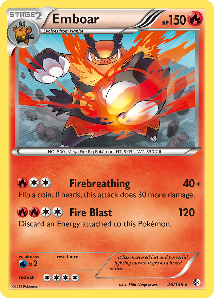 Emboar (26/149) [Black & White: Boundaries Crossed] - Card Brawlers | Quebec | Canada | Yu-Gi-Oh!