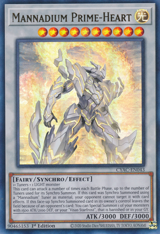 Mannadium Prime-Heart [CYAC-EN043] Ultra Rare - Card Brawlers | Quebec | Canada | Yu-Gi-Oh!