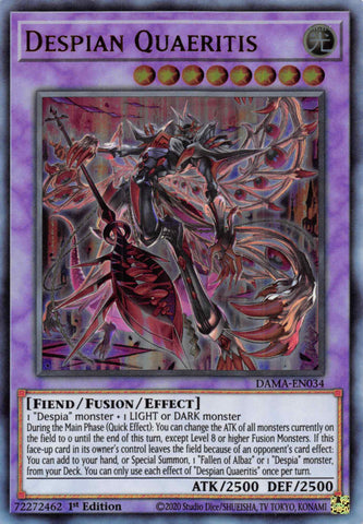 Despian Quaeritis [DAMA-EN034] Ultra Rare - Card Brawlers | Quebec | Canada | Yu-Gi-Oh!