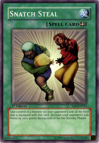 Snatch Steal [SD2-EN013] Common - Card Brawlers | Quebec | Canada | Yu-Gi-Oh!