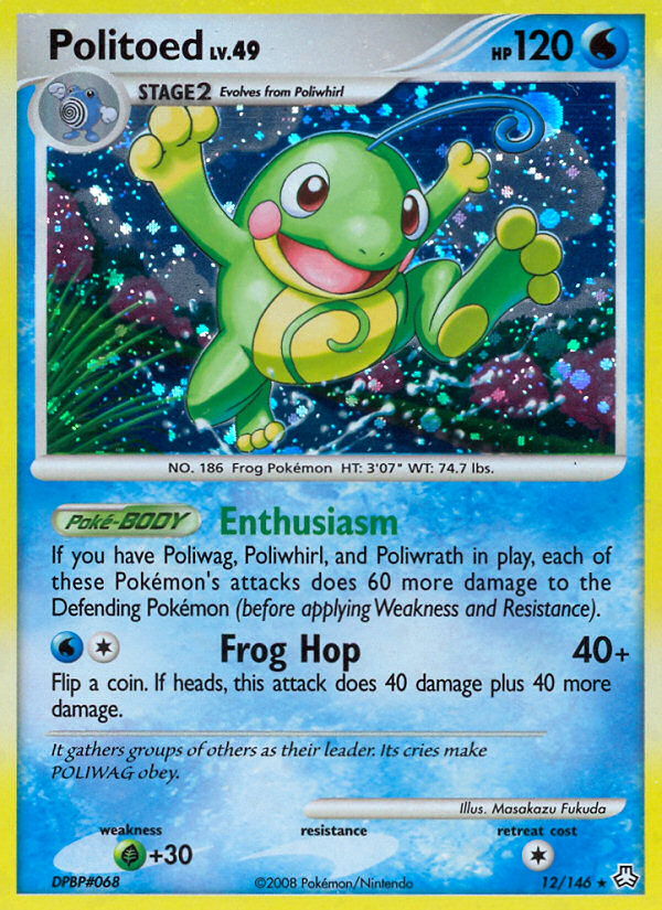 Politoed (12/146) [Diamond & Pearl: Legends Awakened] - Card Brawlers | Quebec | Canada | Yu-Gi-Oh!