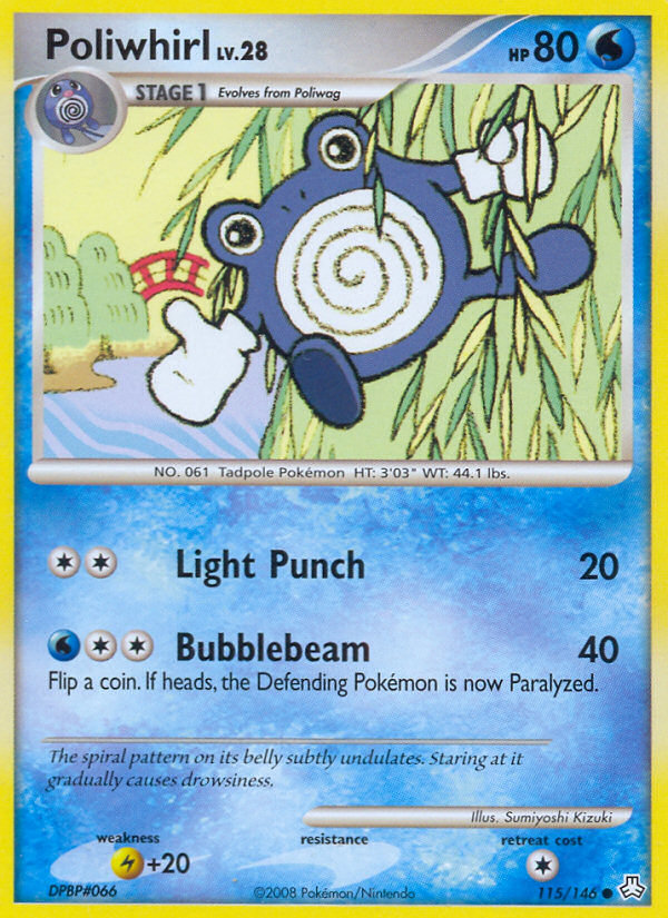 Poliwhirl (115/146) [Diamond & Pearl: Legends Awakened] - Card Brawlers | Quebec | Canada | Yu-Gi-Oh!
